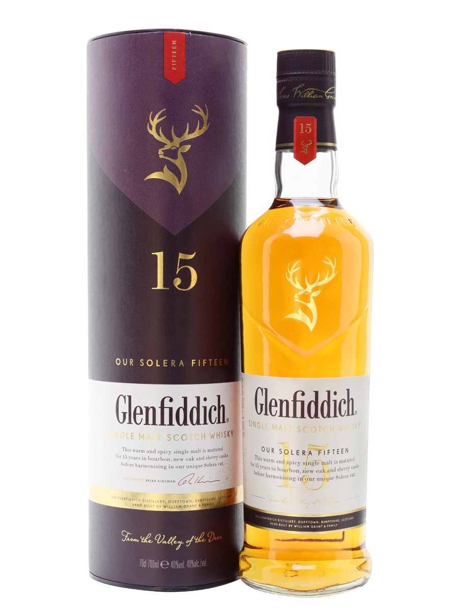 Glenfiddich 15 Yo Malt Co Speyside Single Malt Whisky