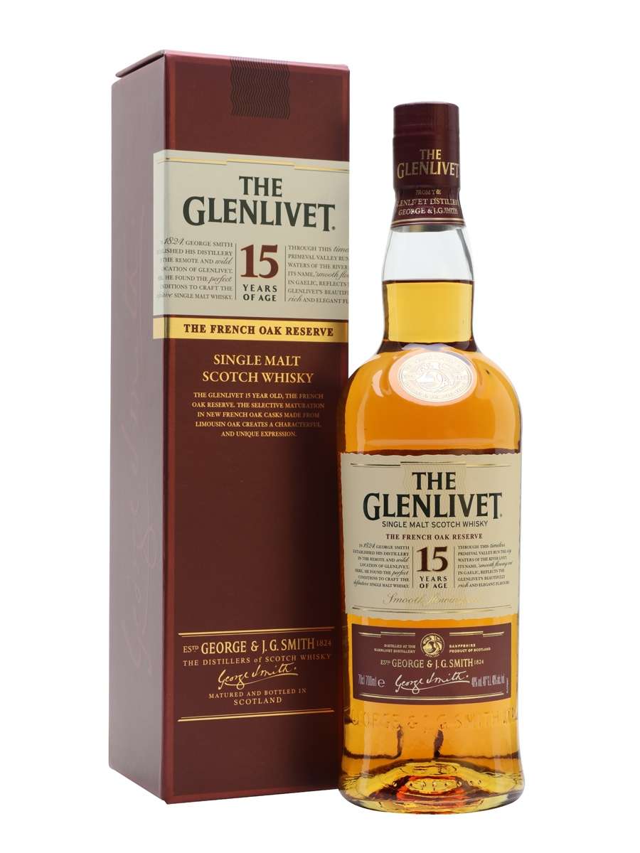 Glenlivet 15 Yo 1l Malt Co Speyside Single Malt Whisky