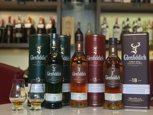 Glenfiddich Bộ 3 Chai Tặng Ngay 06 Ly Uống Single Malt Whisky
