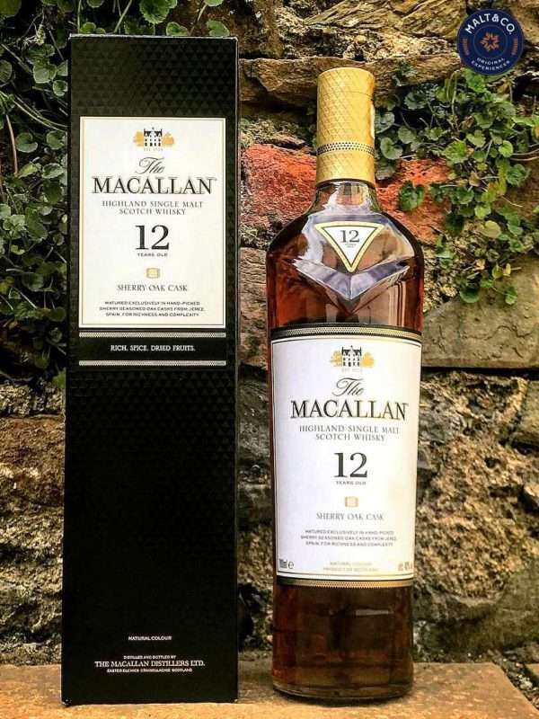 rượu macallan 12 sherry oak cask