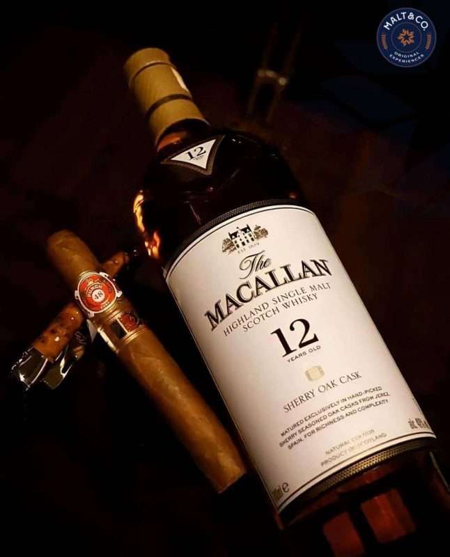 rượu macallan 12 sherry oak cask