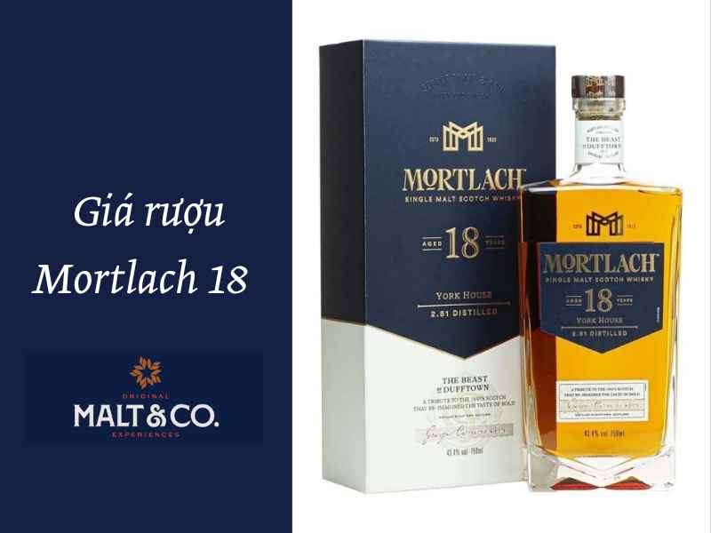 giá rượu mortlach 18 